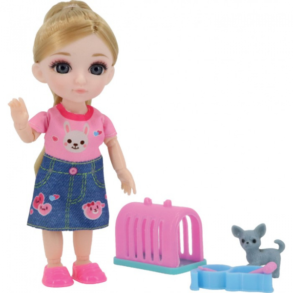 Купить funky toys игровой набор с куклой малышка лили 16 см ft72009