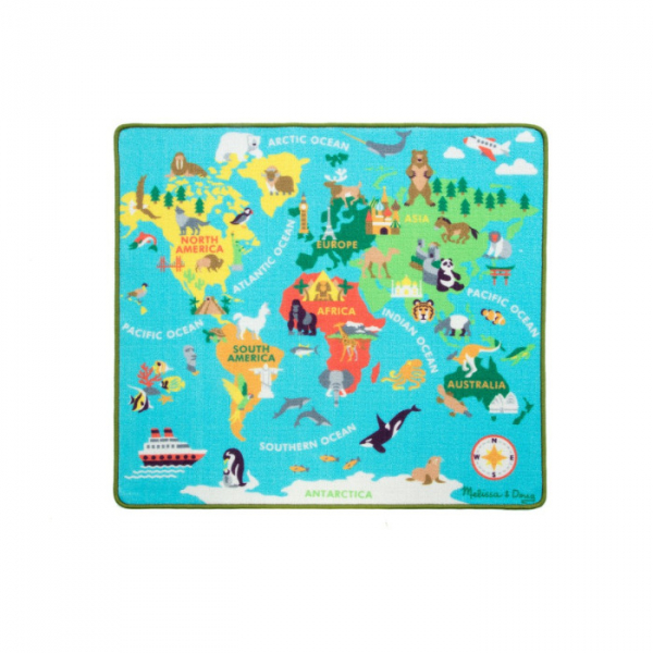 Купить игровой коврик melissa & doug мир 105х105 см 5194