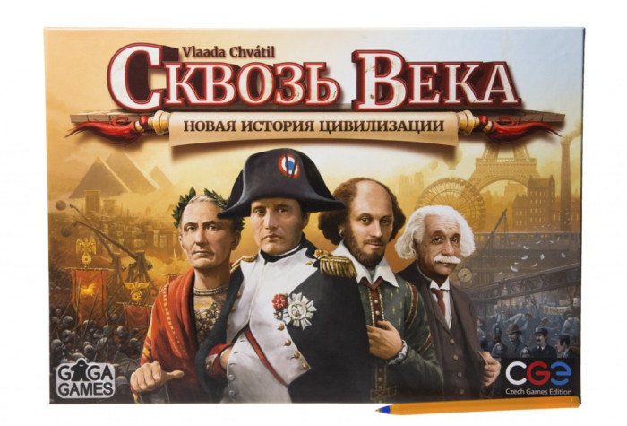 Купить gaga games настольная игра сквозь века gg049