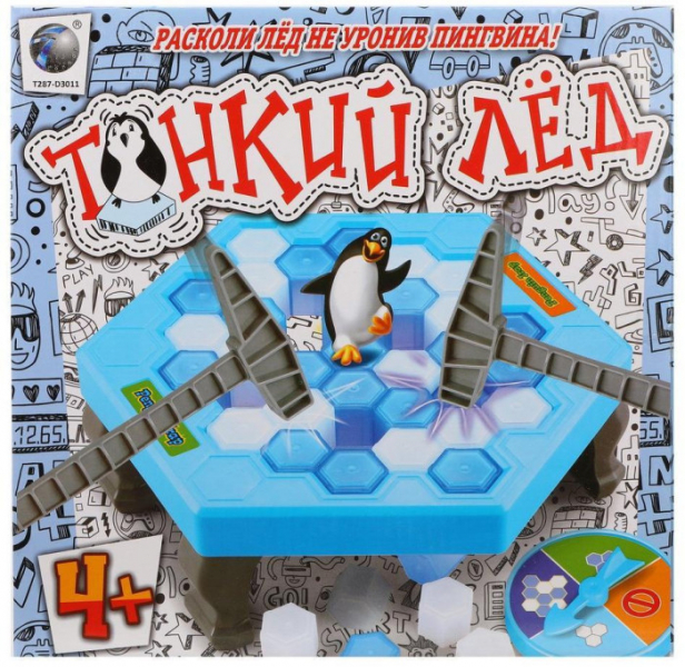 Купить наша игрушка настольная игра тонкий лёд 61788