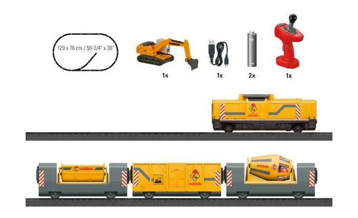 Купить marklin стартовый набор железной дороги поезд для стройки 29341