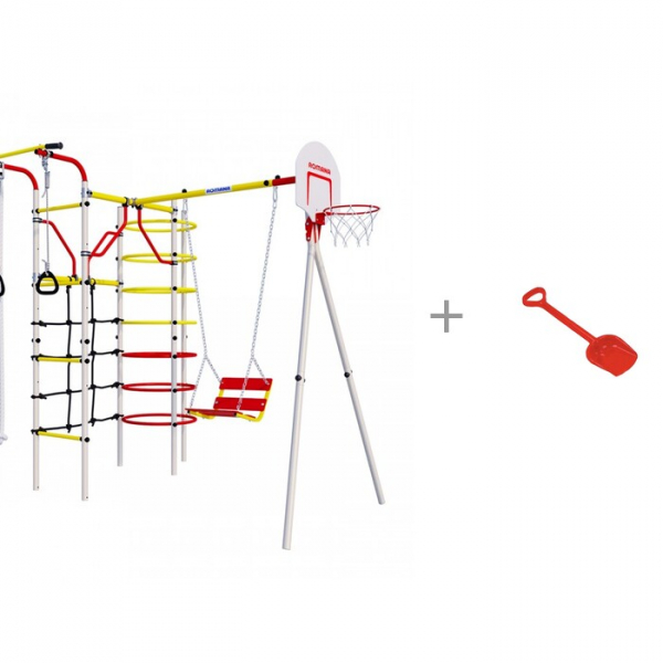 Купить romana дачный комплекс космодром + цепные качели r 103.21.04 и полесье лопата средняя 