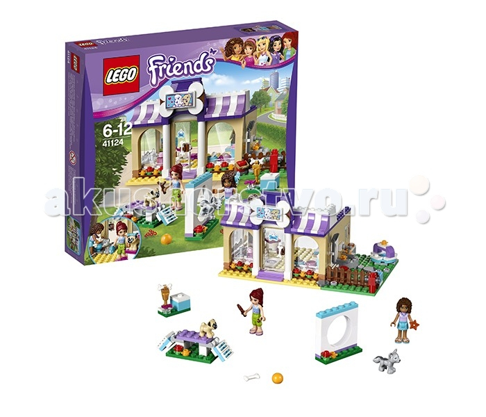 Купить конструктор lego friends 41124 лего подружки детский сад для щенков 41124