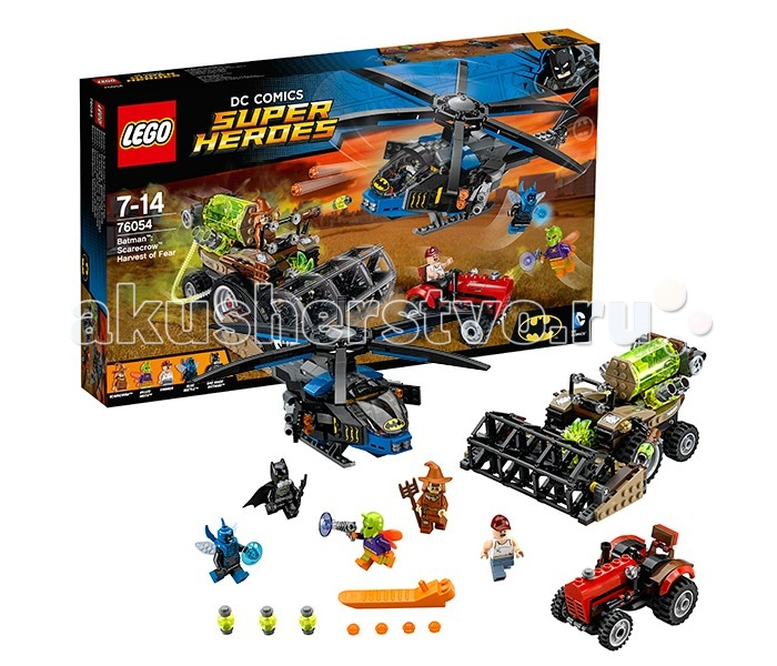 Купить конструктор lego super heroes 76054 лего супер герои бэтмен: жатва страха 76054