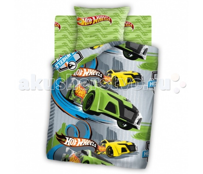 Купить постельное белье непоседа disney hot wheels гонки 1.5-спальное (3 предмета) 272941