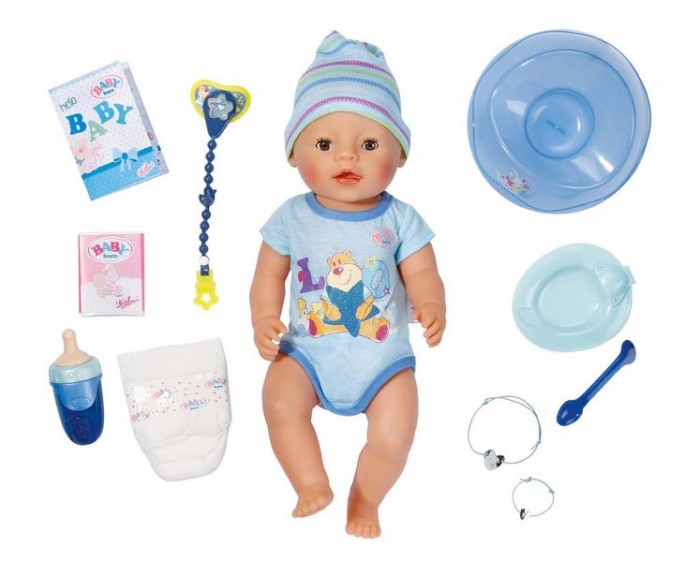 Купить zapf creation baby born кукла-мальчик 43 см 822-012