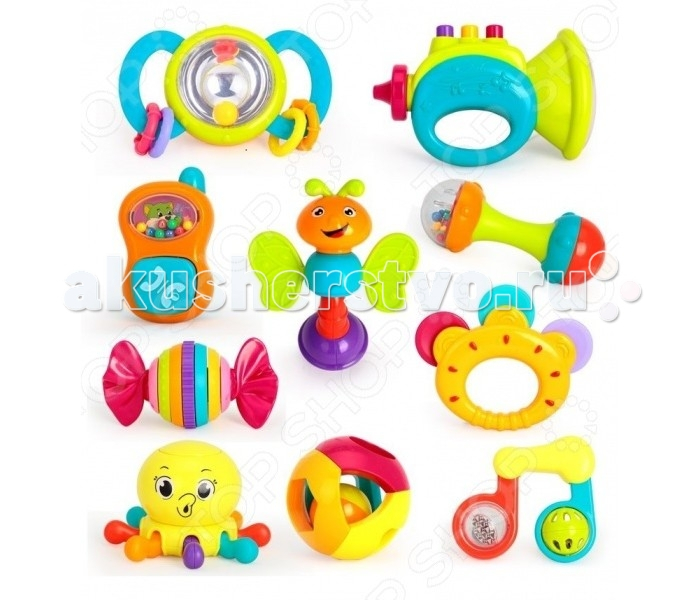 Купить погремушка huile toys набор погремушек y61173