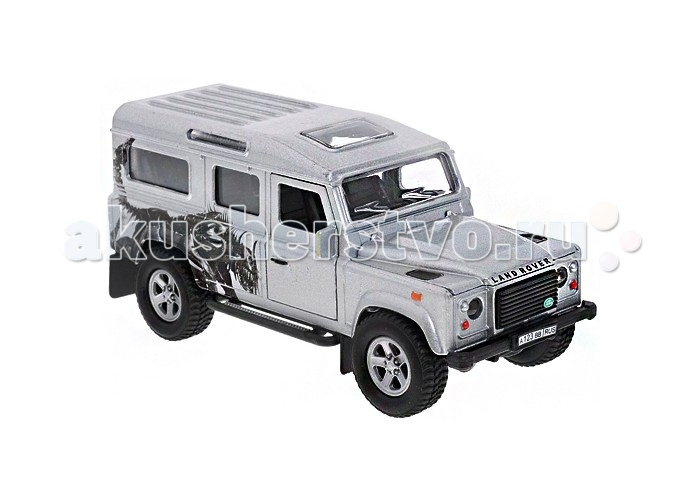 Купить пламенный мотор машинка инерционная landrover defender (свет, звук) 1:32 87510