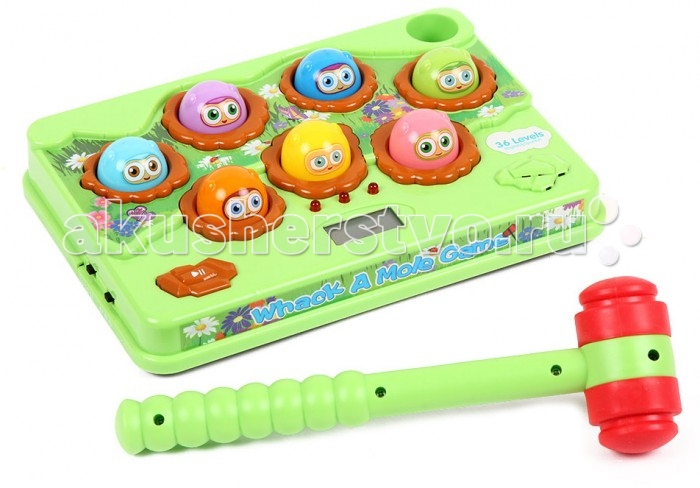 Купить развивающая игрушка fivestar toys whack a mole game wx-35889