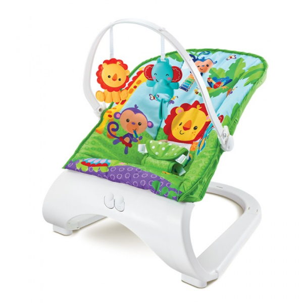 Купить fitchbaby кресло-качалка с игрушками и вибрацией forest friends 88929 13627-27459