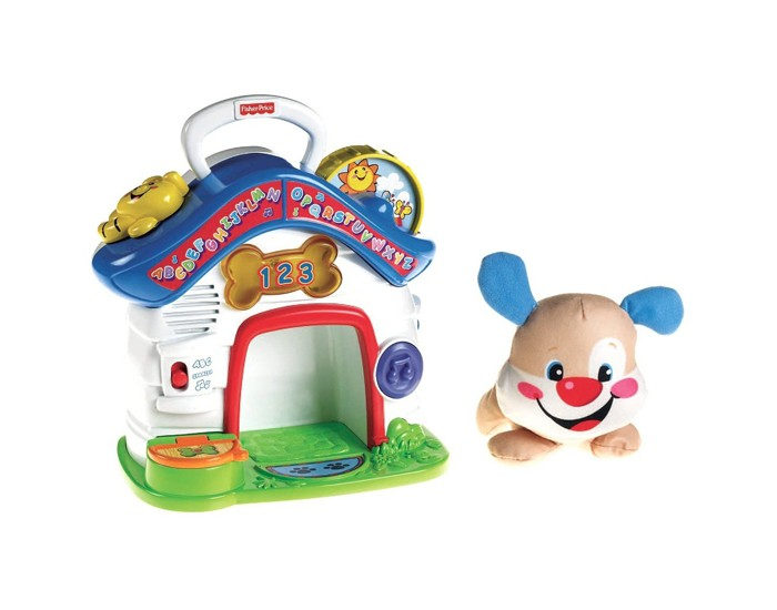 Купить fisher price mattel обучающий центр домик для щенка x2731