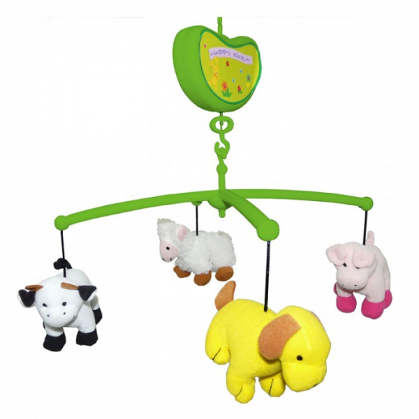 Купить мобиль biba toys музыкальный счастливая ферма bm354j