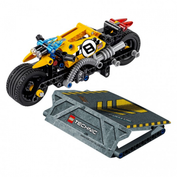 Купить конструктор lego technic мотоцикл для трюков 42058