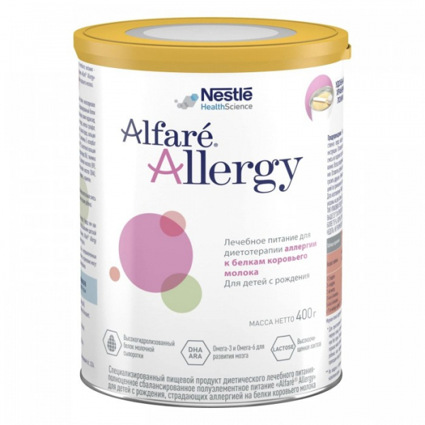 Купить nestle alfare allergy гипоаллергенная смесь 450 г 12209307