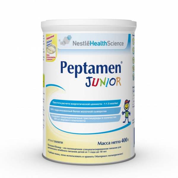 Купить nestle peptamen junior специализированное питание 400 г 12263457