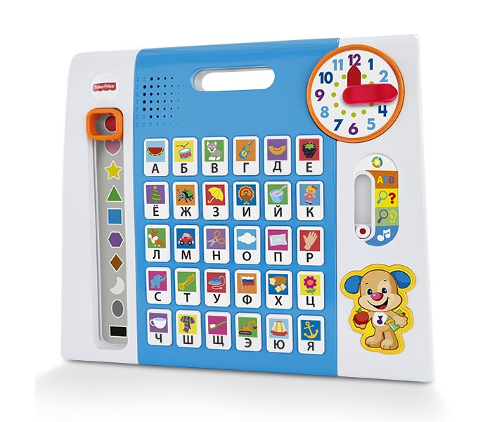 Купить fisher price mattel обучающая панель ученого щенка dwr69