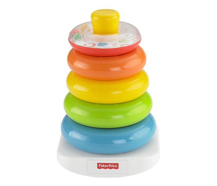 Купить развивающая игрушка fisher price mattel пирамидка rock-a-stack fhc92