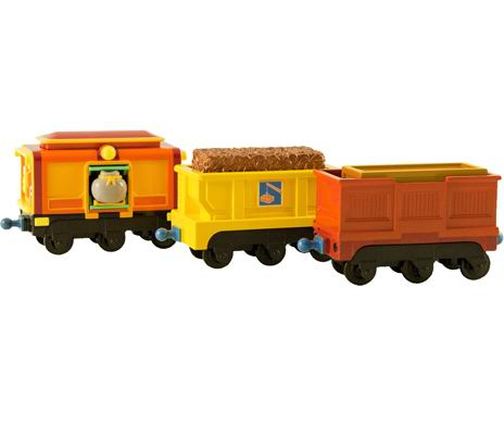 Купить chuggington 3 прицепа motorized lc58017