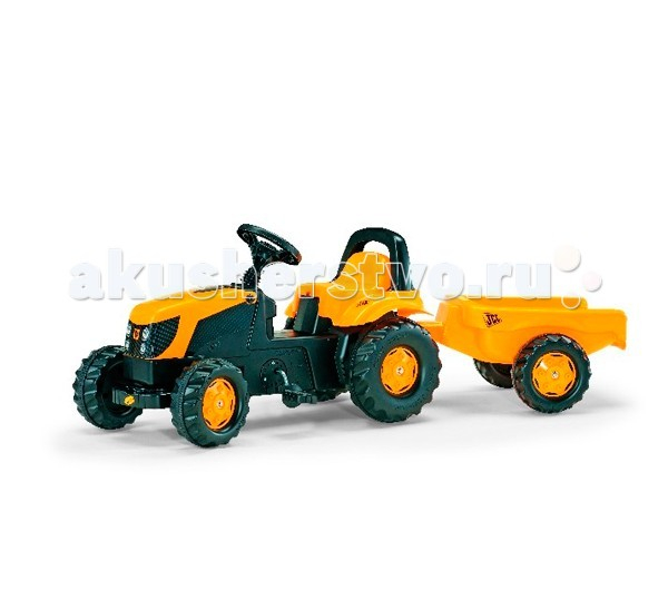 Купить rolly toys педальная машина kid jcb 012619/100722