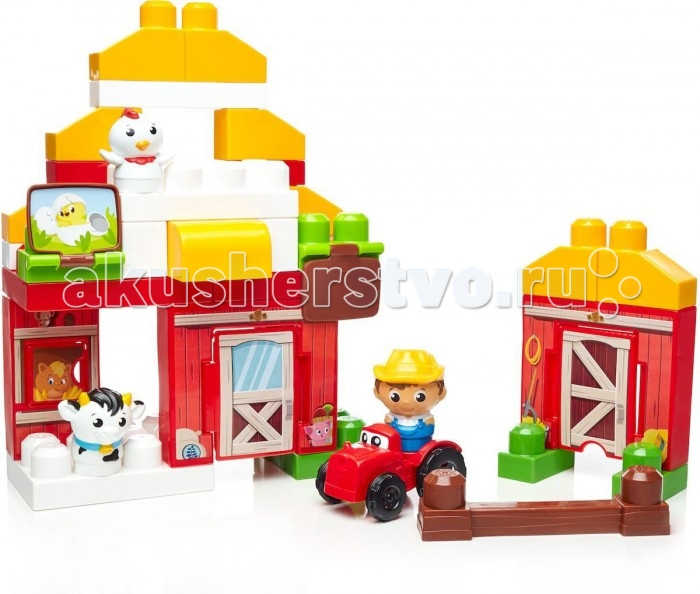 Купить конструктор mega bloks скотный двор dpj57