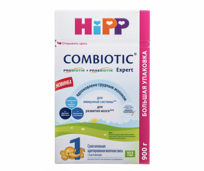 Купить hipp молочная смесь 1 combiotiс с рождения 800 г 2452