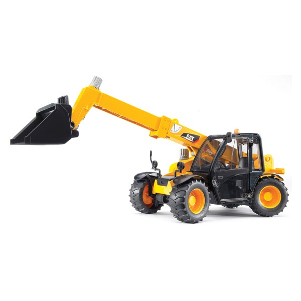 Купить bruder погрузчик колёсный cat telehandler с телескопическим ковшом 02-141