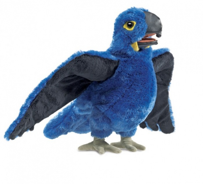 Купить мягкая игрушка folkmanis синий ара 38 см 3060