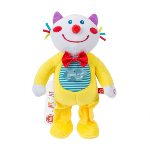 Купить интерактивная игрушка happy baby mr. cat 330366