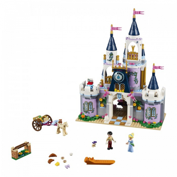 Купить конструктор lego disney princess волшебный замок золушки 41154