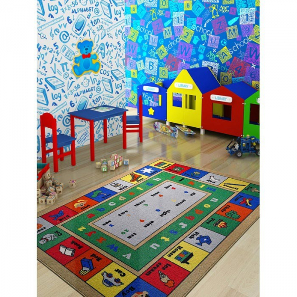 Купить confetti kids коврик rugs lesson 3 мм 133х190 см conf.01.09.133*190-01bl