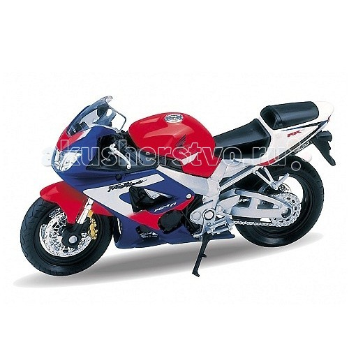 Купить welly модель мотоцикла 1:18 motorcycle honda cbr900rr fireblade 12164p