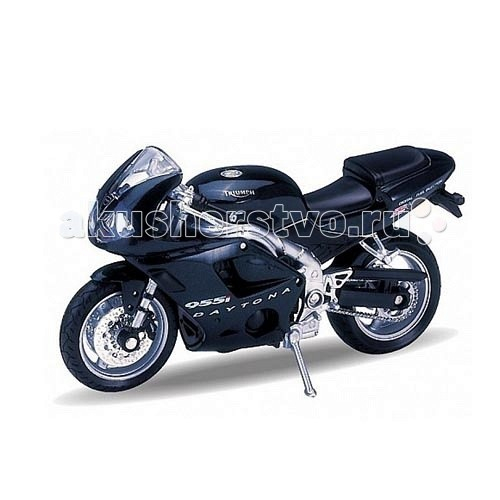 Купить welly модель мотоцикла 1:18 triumph daitona 955i 12176p