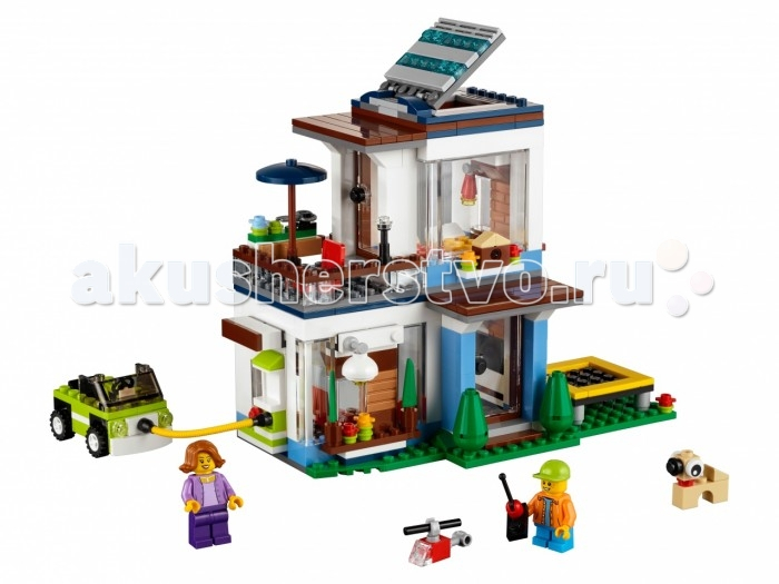 Купить конструктор lego creator 31068 лего криэйтор современный дом 31068