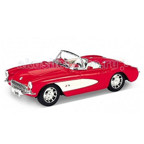 Купить welly модель винтажной машины 1:34-39 chevrolet corvette 1957 42360