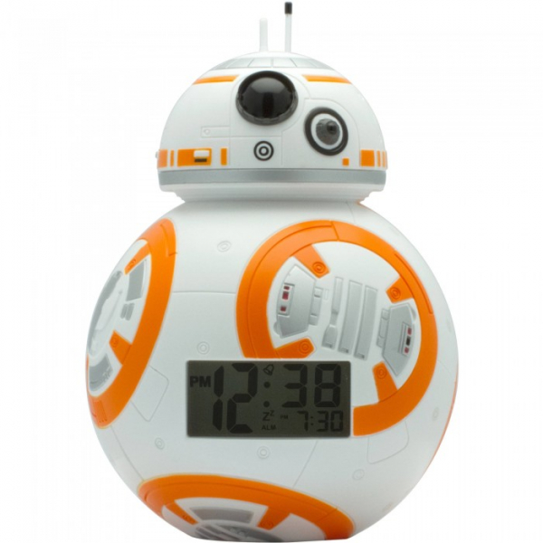 Купить часы star wars будильник bulbbotz дроид bb-8 19 см 2020503