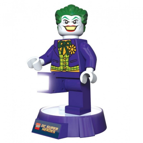 Купить lego dc super heroes минифигура-фонарь joker на подставке lgl-tob19