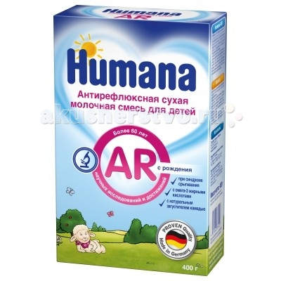 Купить humana заменитель антирефлюкс с 0 мес. 400 г 73742/73449 // 4031244737427