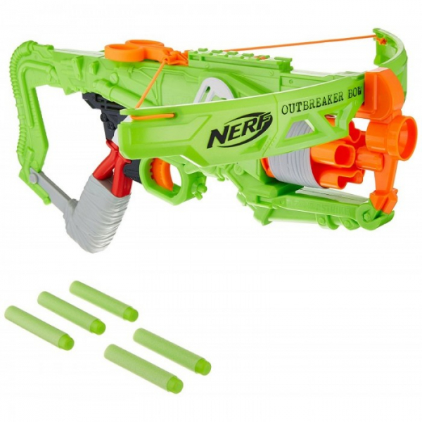 Купить nerf hasbro зомби страйк бластер-арбалет аутбрейкер b9093