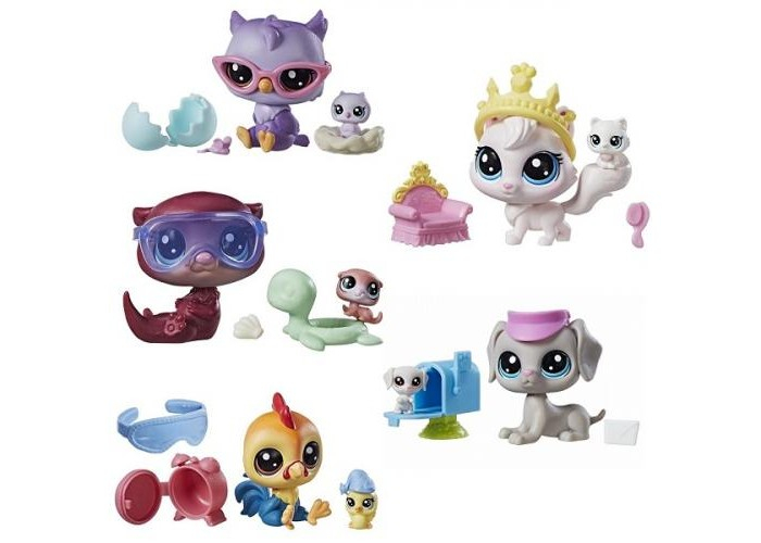 Купить littlest pet shop набор игровой парочки b9358