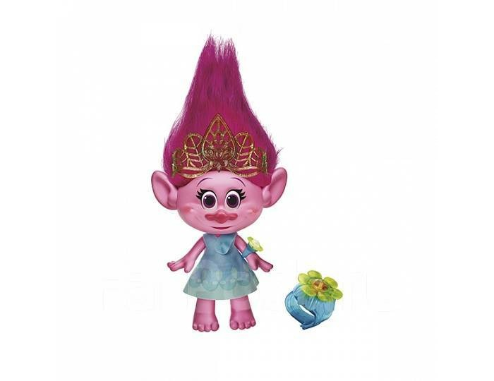 Купить trolls hasbro поющая поппи b6568