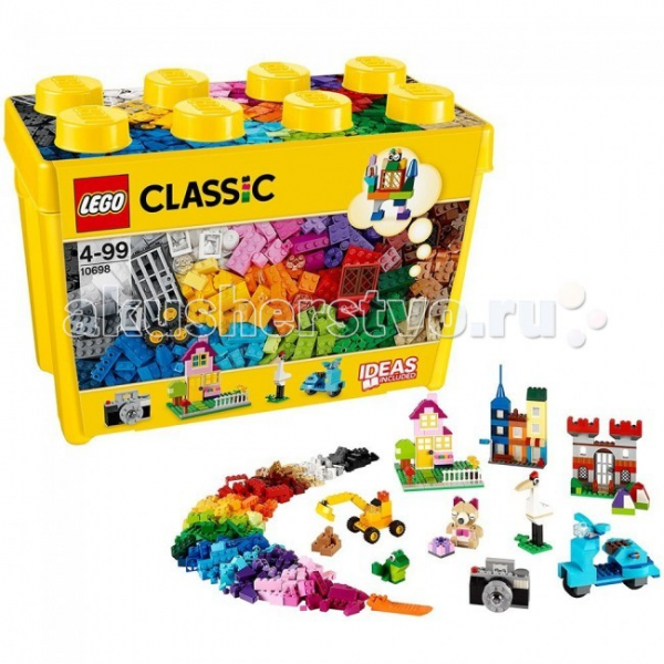 Купить конструктор lego classic 10698 лего классик набор для творчества большого размера 10698