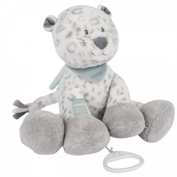 Купить мягкая игрушка nattou musical soft toy loulou lea & hippolyte леопард музыкальная 963053