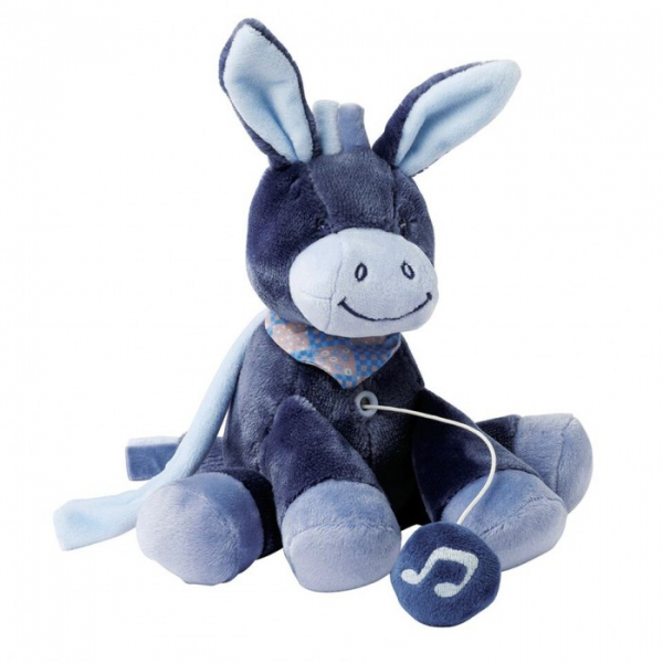 Купить мягкая игрушка nattou musical soft toy mini alex & bibiou музыкальная ослик 321075