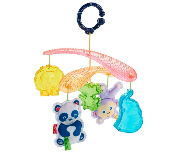 Купить мобиль fisher price для прогулок веселые животные dyw54