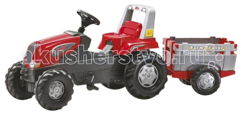 Купить rolly toys rollyjunior rt m.farm trailer 73202/800261