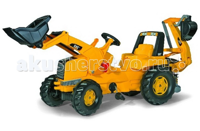 Купить rolly toys rollyjunior cat backhoe-loader 73210/813001