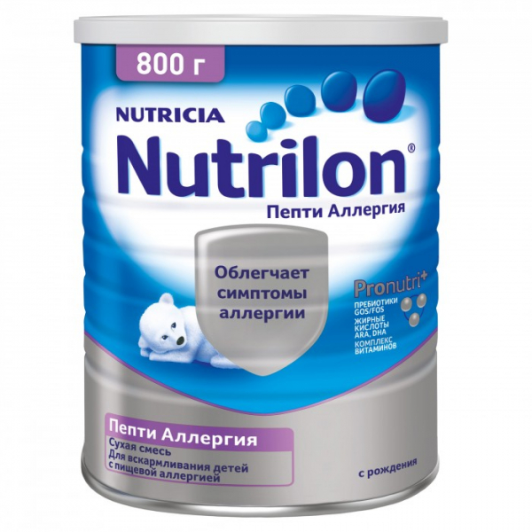 Купить nutrilon сухая смесь пепти аллергия 0 мес. 800 г 134588