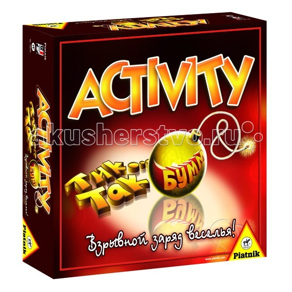 Купить piatnik настольная игра activity тик так бумм 738791