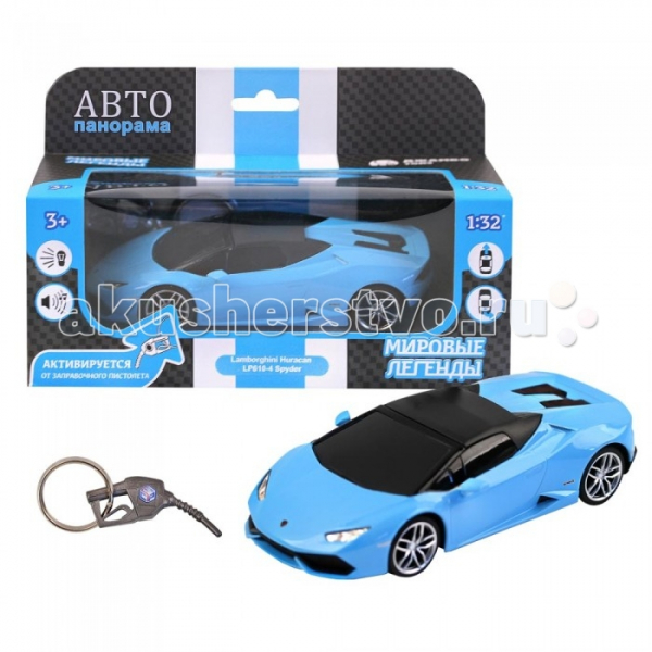 Купить автопанорама функциональная металлическая машинка huracan lp610-4 spyder 1:32 j30104