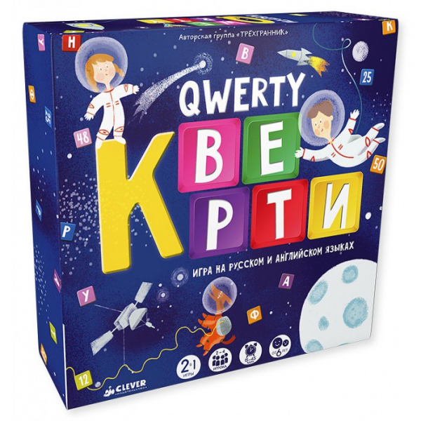 Купить clever настольная игра qwerty кверти 4630031910335